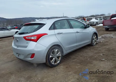 2014 Hyundai Elantra Gt Base W/Blue из США, поврежденный, VIN KMHD35LH2EU162179
